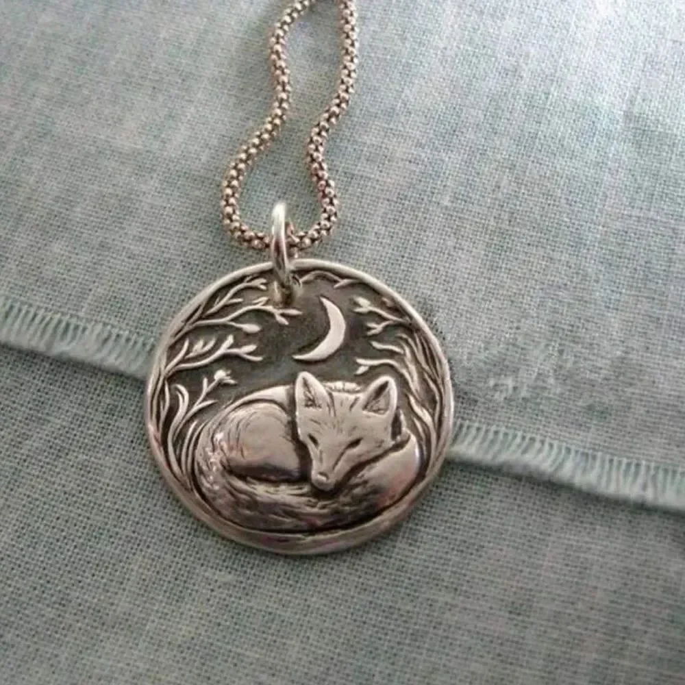 Boho Fox Necklace #1989